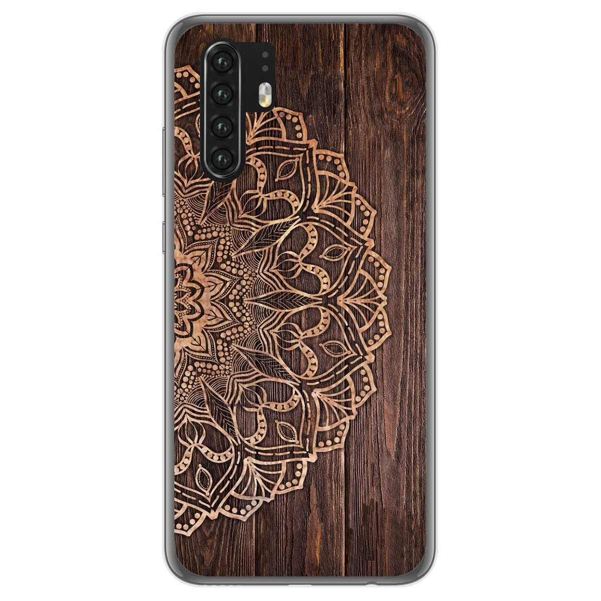 Funda Gel Tpu para Huawei P30 Pro diseño Madera 06 Dibujos