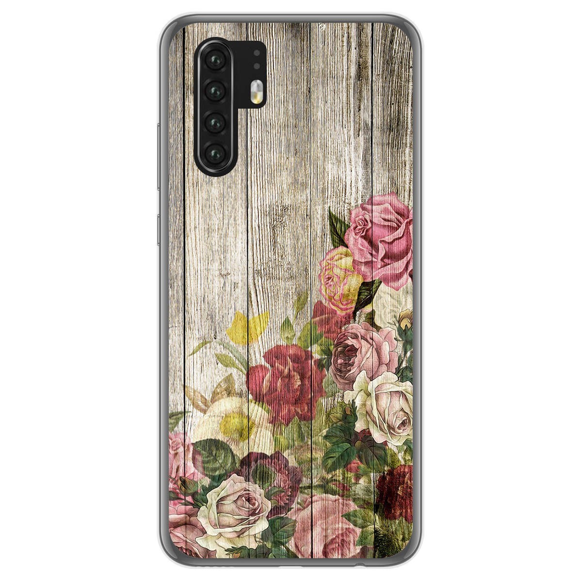 Funda Gel Tpu para Huawei P30 Pro diseño Madera 08 Dibujos