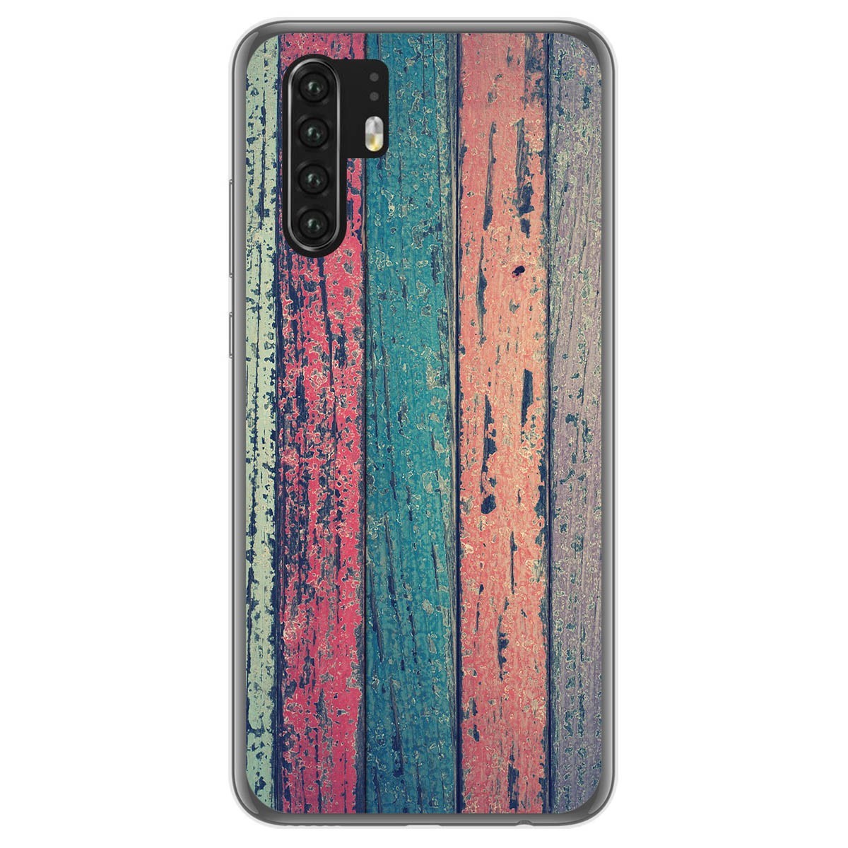 Funda Gel Tpu para Huawei P30 Pro diseño Madera 10 Dibujos