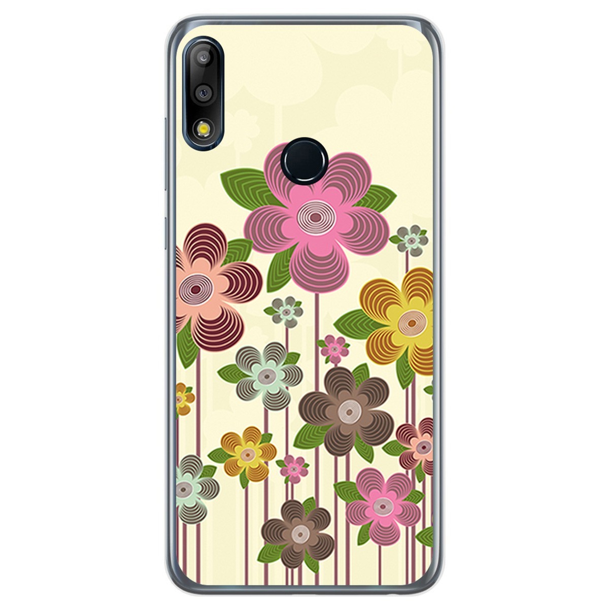 Funda Gel Tpu para Asus Zenfone Max (M2) diseño Primavera En Flor Dibujos