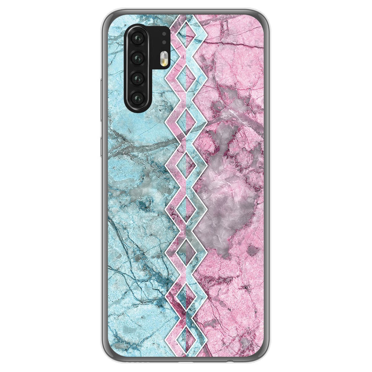 Funda Gel Tpu para Huawei P30 Pro diseño Mármol 08 Dibujos