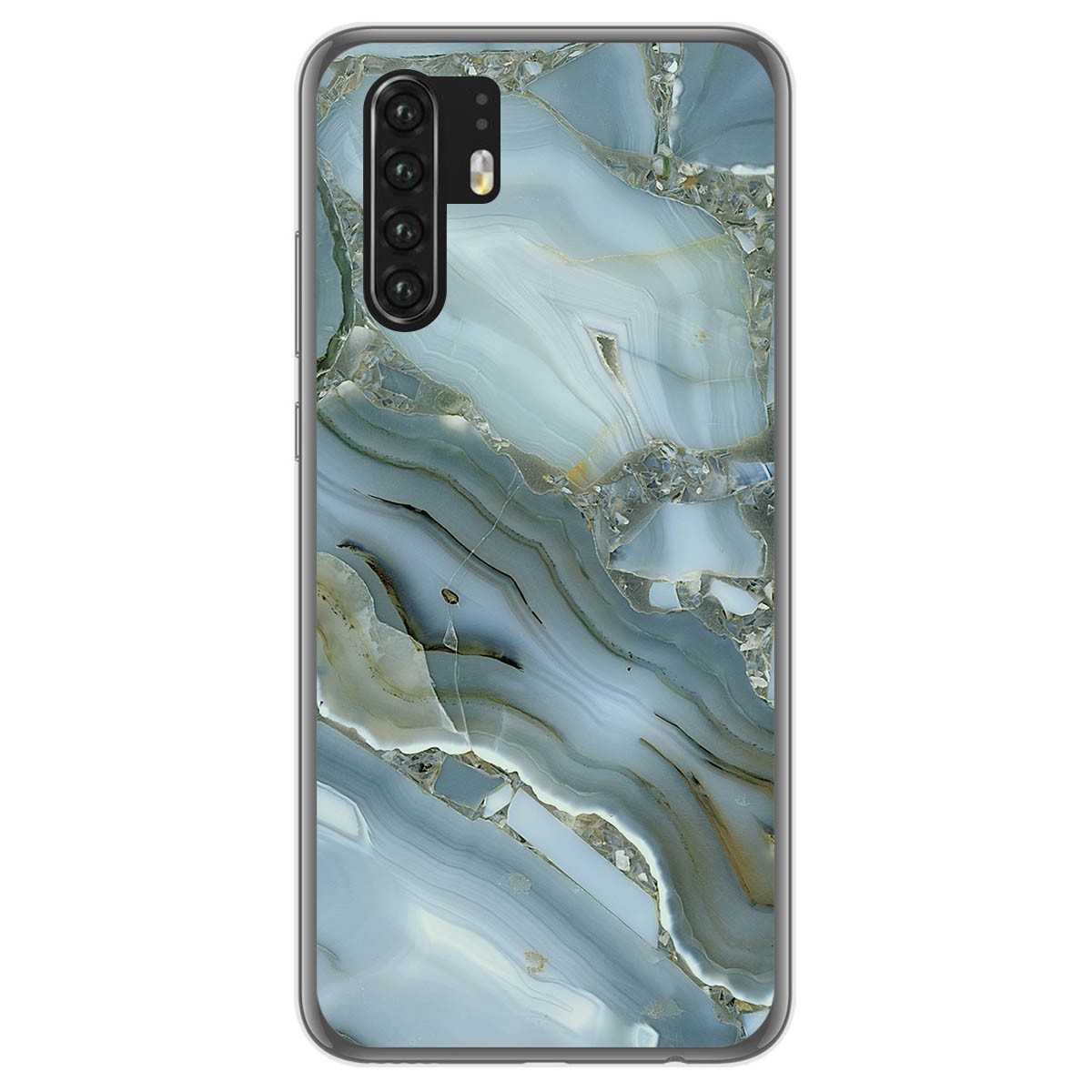 Funda Gel Tpu para Huawei P30 Pro diseño Mármol 09 Dibujos