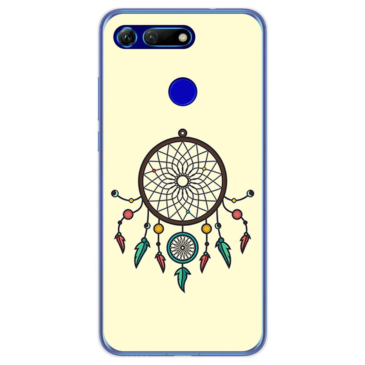 Funda Gel Tpu para Huawei Honor View 20 diseño Atrapasueños Dibujos