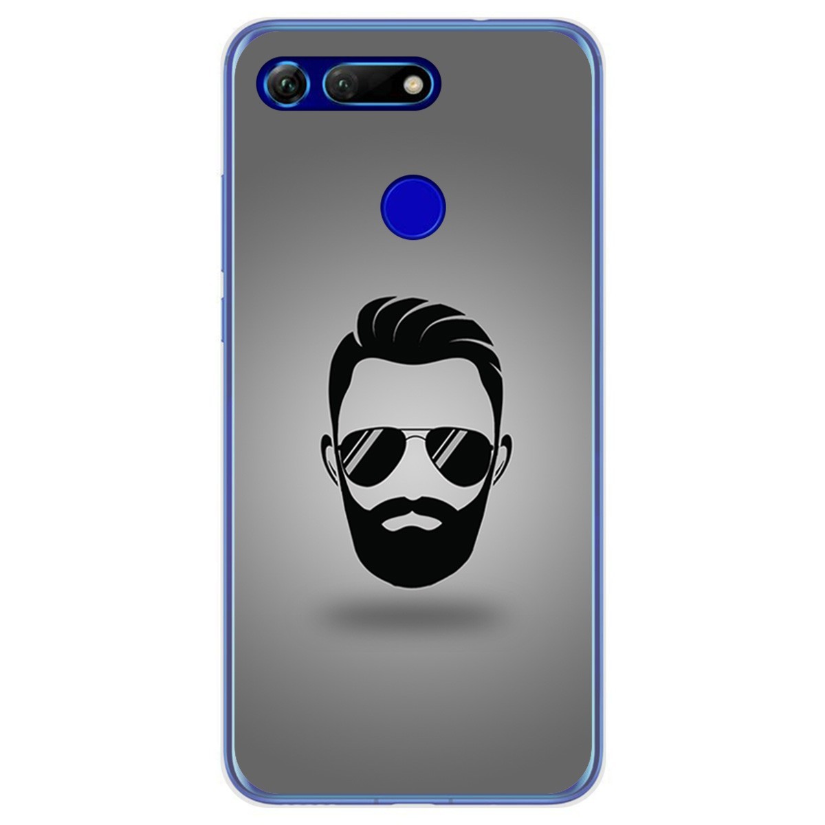 Funda Gel Tpu para Huawei Honor View 20 diseño Barba Dibujos
