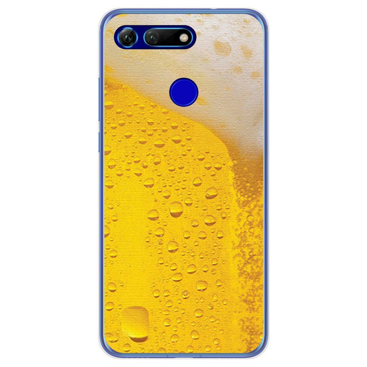 Funda Gel Tpu para Huawei Honor View 20 diseño Cerveza Dibujos