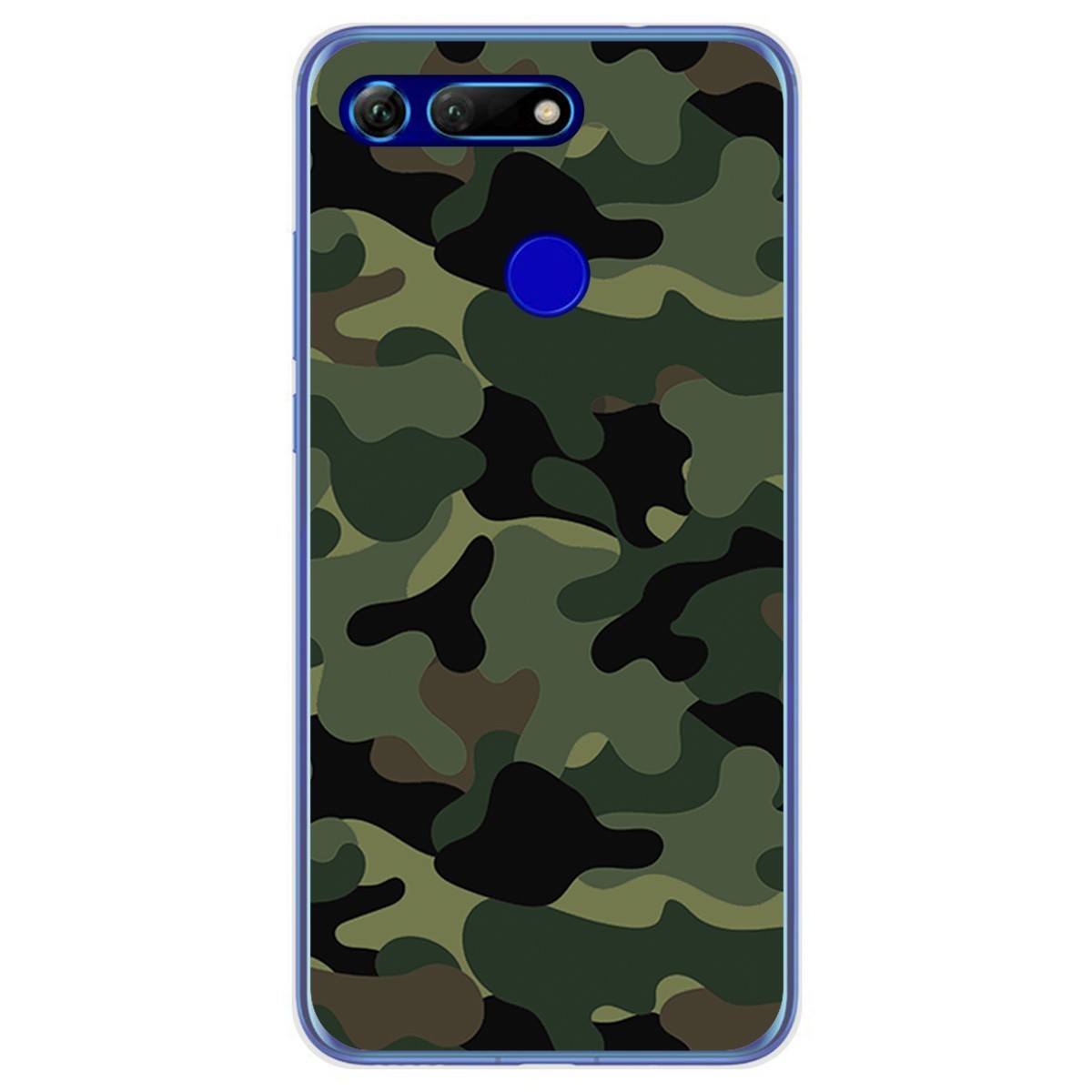 Funda Gel Tpu para Huawei Honor View 20 diseño Camuflaje Dibujos
