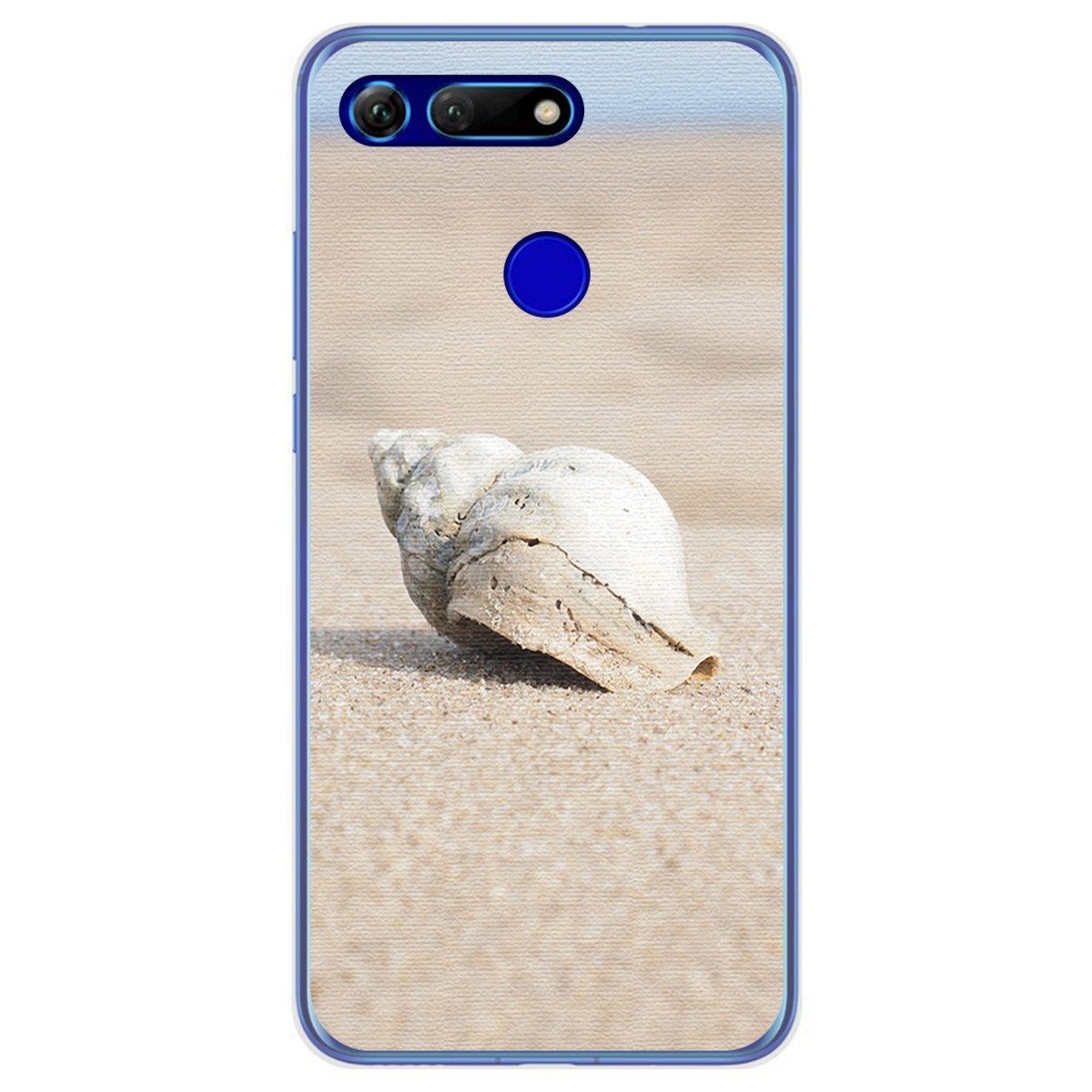 Funda Gel Tpu para Huawei Honor View 20 diseño Concha Dibujos