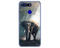 Funda Gel Tpu para Huawei Honor View 20 diseño Elefante Dibujos