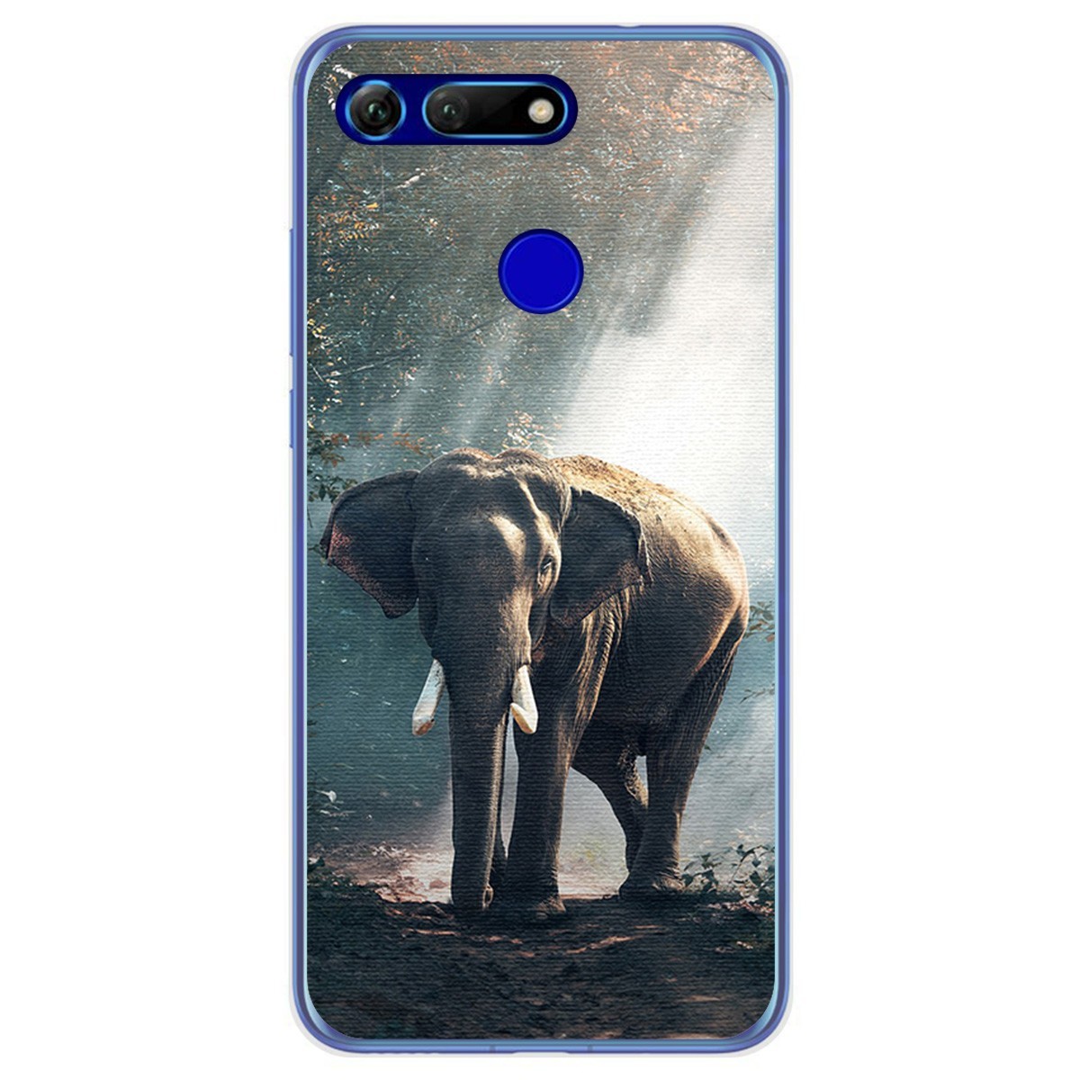 Funda Gel Tpu para Huawei Honor View 20 diseño Elefante Dibujos