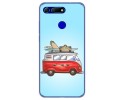 Funda Gel Tpu para Huawei Honor View 20 diseño Furgoneta Dibujos