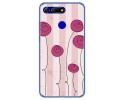 Funda Gel Tpu para Huawei Honor View 20 diseño Flores Vintage Dibujos