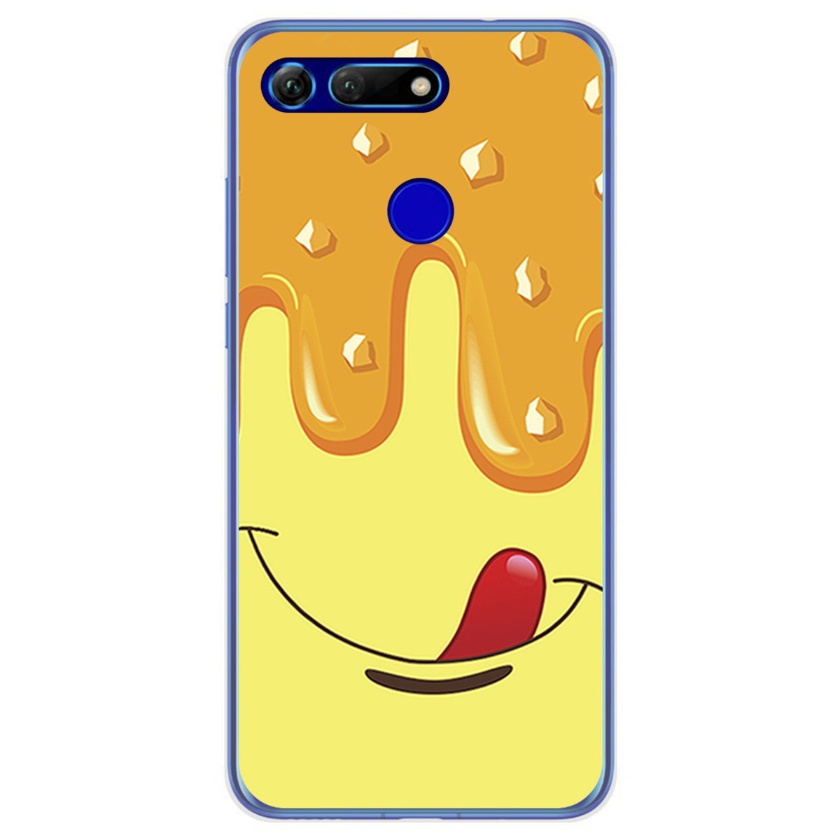 Funda Gel Tpu para Huawei Honor View 20 diseño Helado Vainilla Dibujos