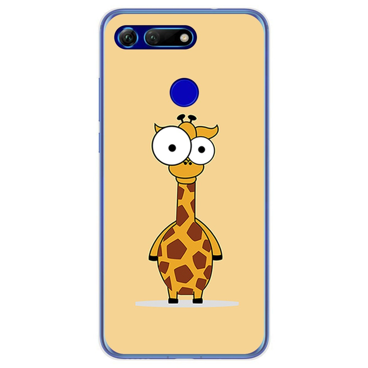 Funda Gel Tpu para Huawei Honor View 20 diseño Jirafa Dibujos