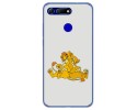 Funda Gel Tpu para Huawei Honor View 20 diseño Leones Dibujos