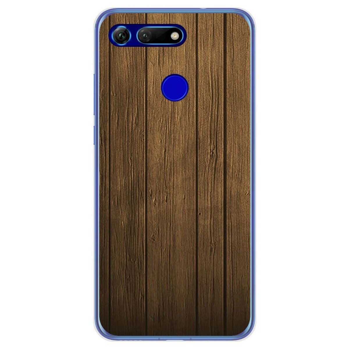 Funda Gel Tpu para Huawei Honor View 20 diseño Madera Dibujos