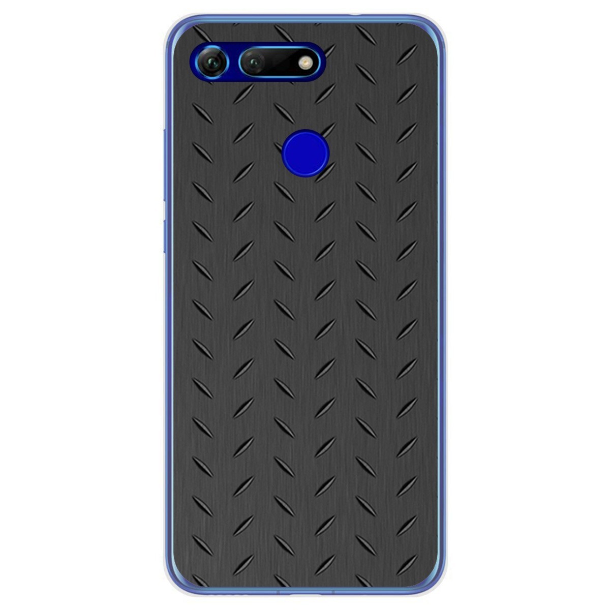 Funda Gel Tpu para Huawei Honor View 20 diseño Metal Dibujos