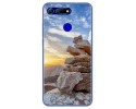 Funda Gel Tpu para Huawei Honor View 20 diseño Sunset Dibujos