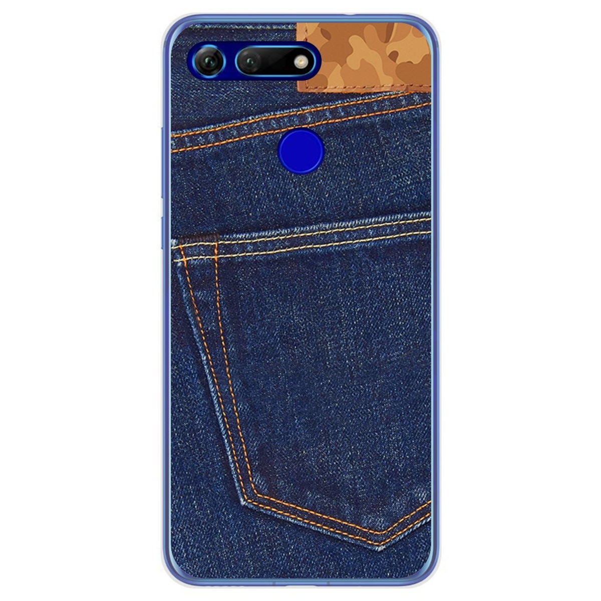 Funda Gel Tpu para Huawei Honor View 20 diseño Vaquero Dibujos