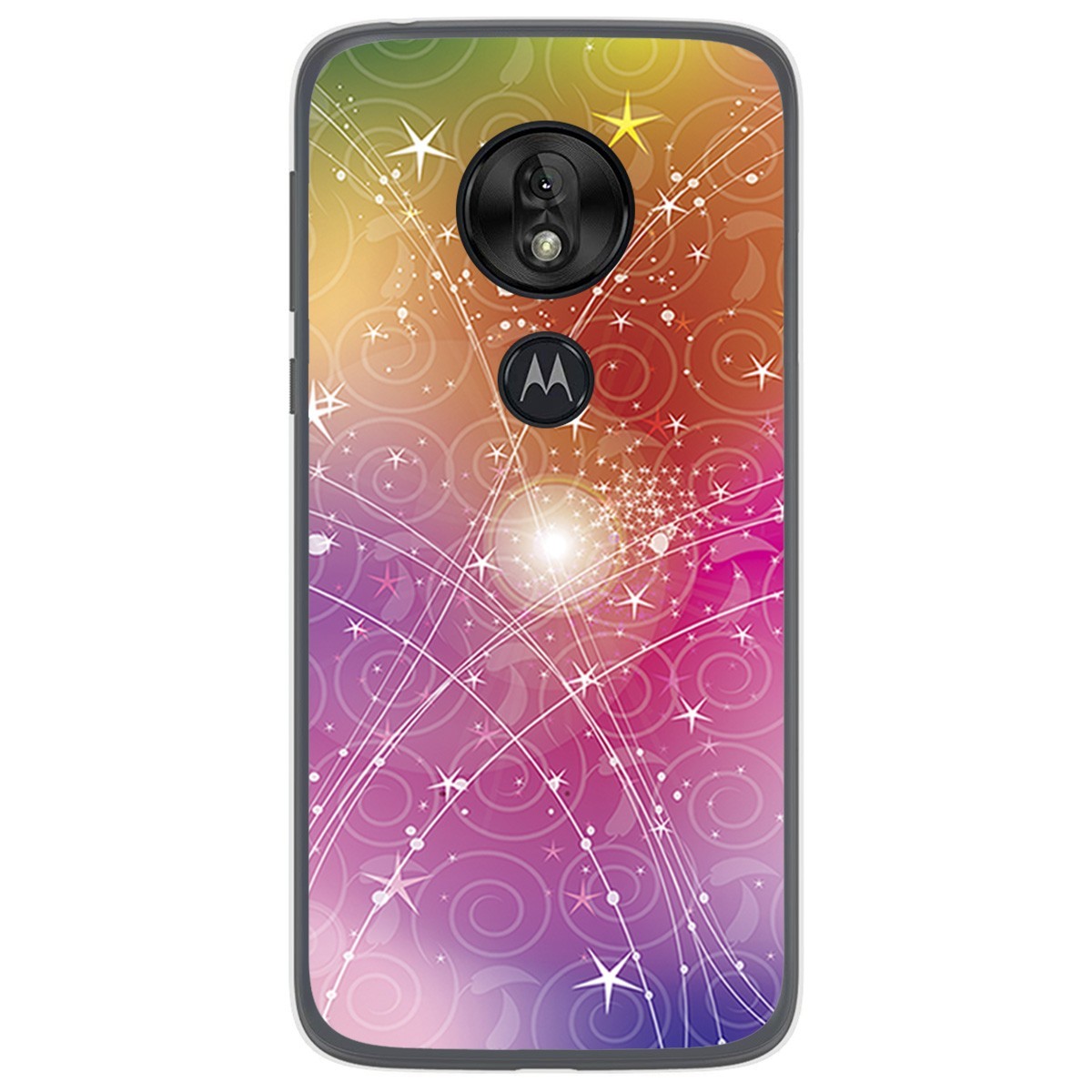 Funda Gel Tpu para Motorola Moto G7 Play diseño Abstracto Dibujos