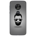 Funda Gel Tpu para Motorola Moto G7 Play diseño Barba Dibujos