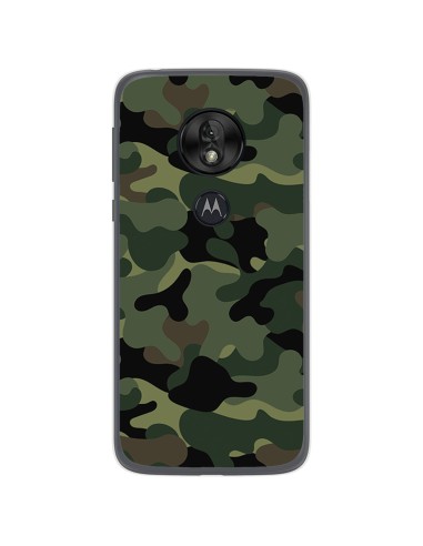 Funda Gel Tpu para Motorola Moto G7 Play diseño Camuflaje Dibujos