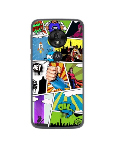 Funda Gel Tpu para Motorola Moto G7 Play diseño Comic Dibujos