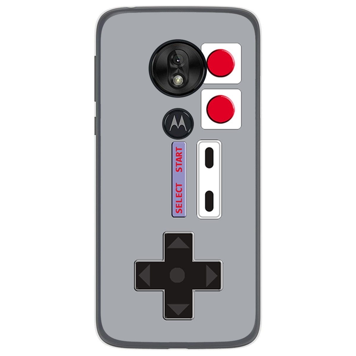 Funda Gel Tpu para Motorola Moto G7 Play diseño Consola Dibujos