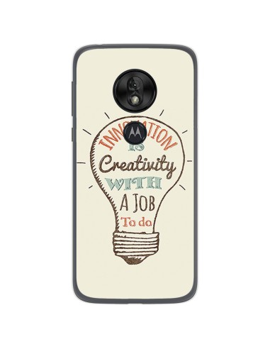 Funda Gel Tpu para Motorola Moto G7 Play diseño Creativity Dibujos