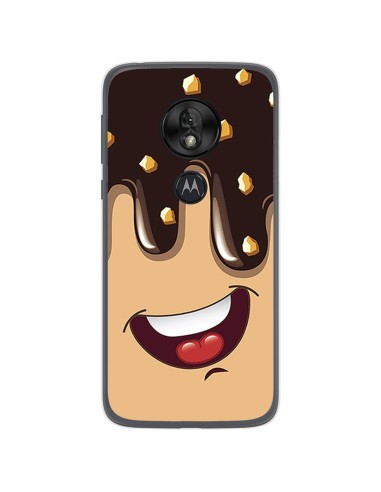 Funda Gel Tpu para Motorola Moto G7 Play diseño Helado Chocolate Dibujos