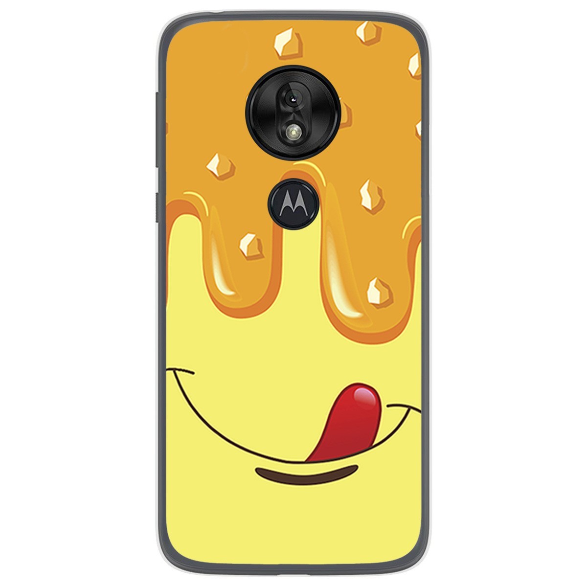 Funda Gel Tpu para Motorola Moto G7 Play diseño Helado Vainilla Dibujos