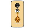 Funda Gel Tpu para Motorola Moto G7 Play diseño Jirafa Dibujos