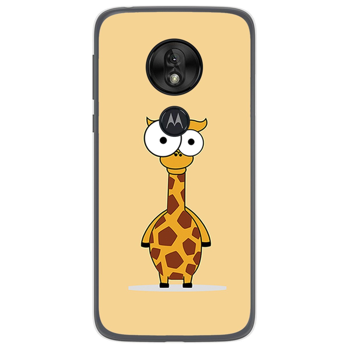 Funda Gel Tpu para Motorola Moto G7 Play diseño Jirafa Dibujos