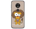 Funda Gel Tpu para Motorola Moto G7 Play diseño Leon Dibujos