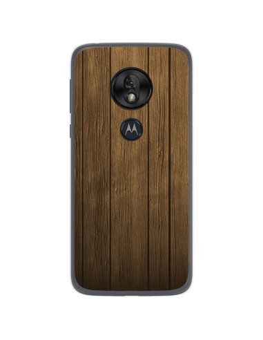 Funda Gel Tpu para Motorola Moto G7 Play diseño Madera Dibujos