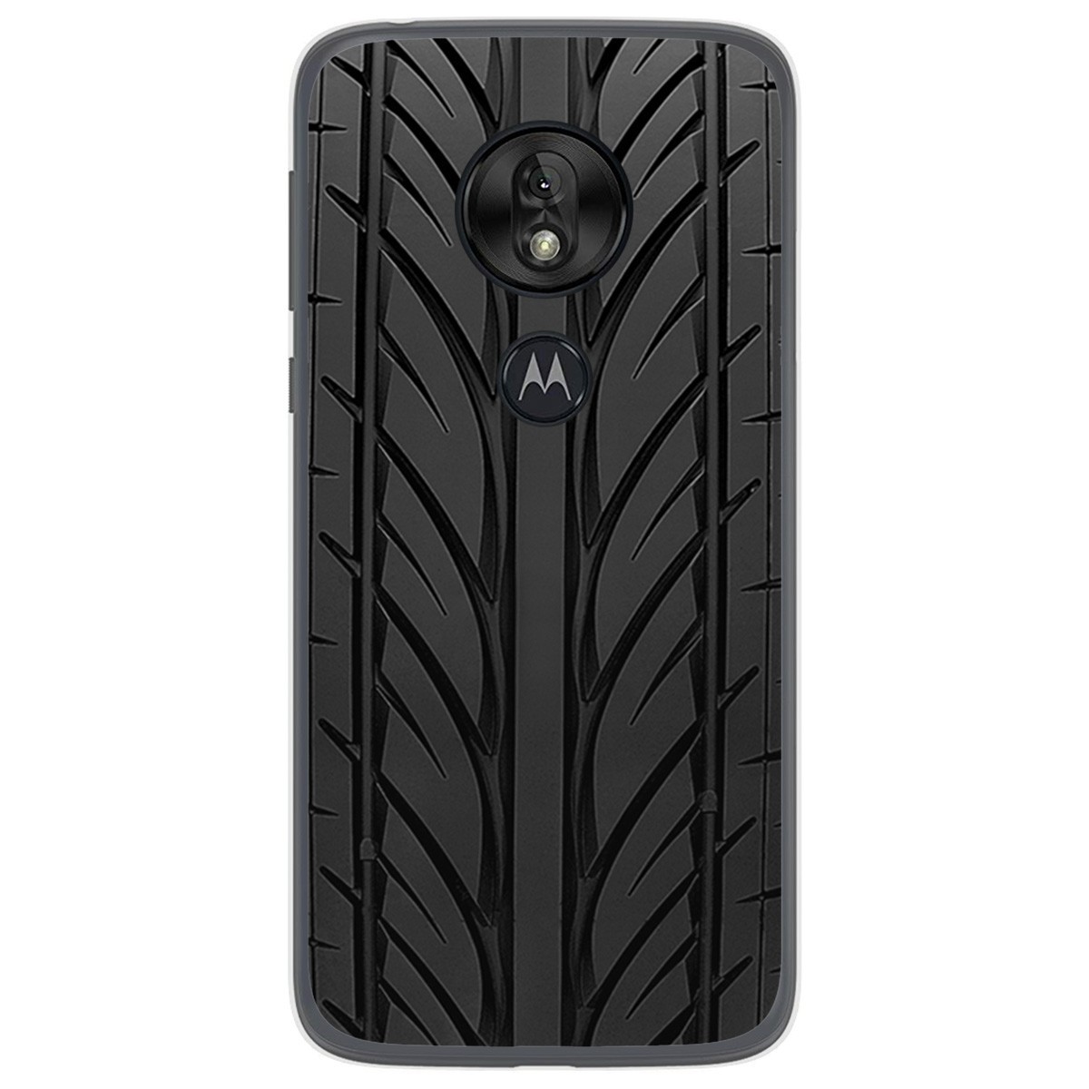Funda Gel Tpu para Motorola Moto G7 Play diseño Neumatico Dibujos