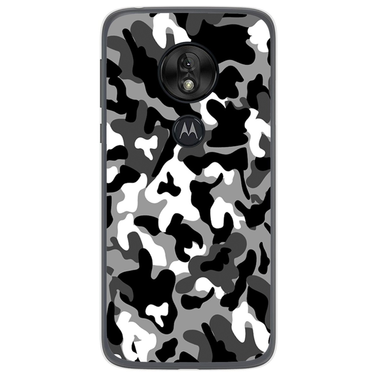Funda Gel Tpu para Motorola Moto G7 Play diseño Snow Camuflaje Dibujos