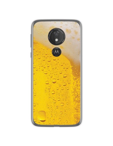 Funda Gel Tpu para Motorola Moto G7 Power diseño Cerveza Dibujos