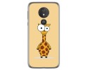 Funda Gel Tpu para Motorola Moto G7 Power diseño Jirafa Dibujos