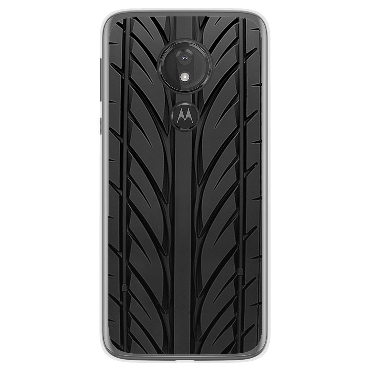 Funda Gel Tpu para Motorola Moto G7 Power diseño Neumatico Dibujos