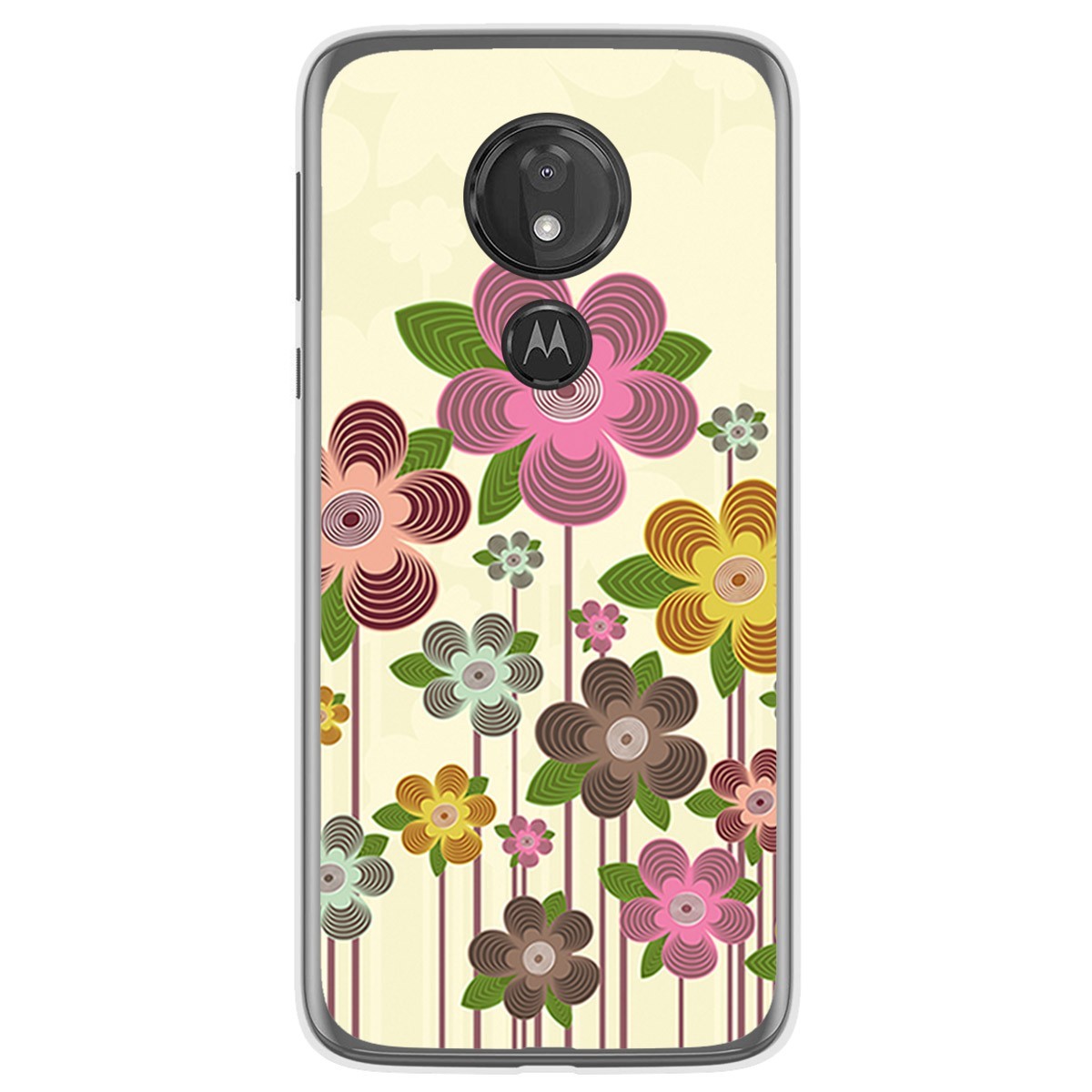Funda Gel Tpu para Motorola Moto G7 Power diseño Primavera En Flor Dibujos