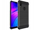 Funda Gel Tpu Anti-Shock Carbon Negra para Xiaomi Redmi 7