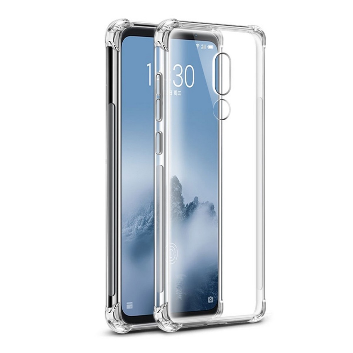 Funda Gel Tpu Anti-Shock Transparente para Meizu M6T