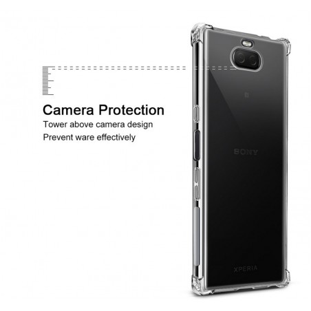 Funda Gel Tpu Anti-Shock Transparente para Sony Xperia 10