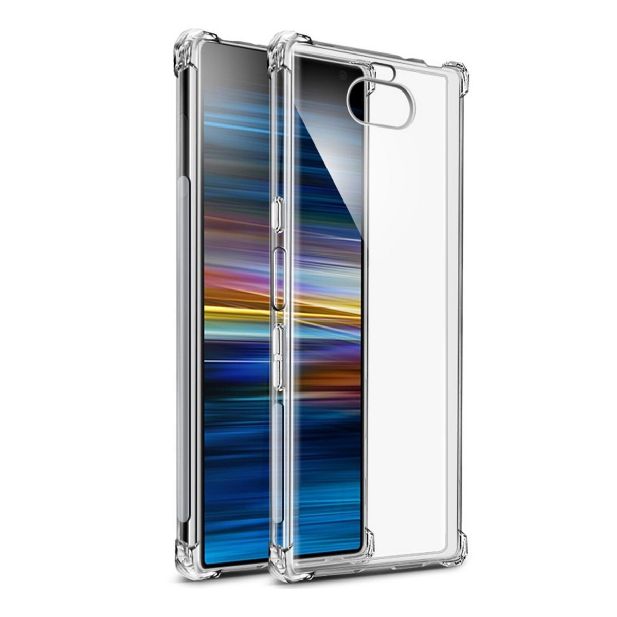 Funda Gel Tpu Anti-Shock Transparente para Sony Xperia 10 Plus