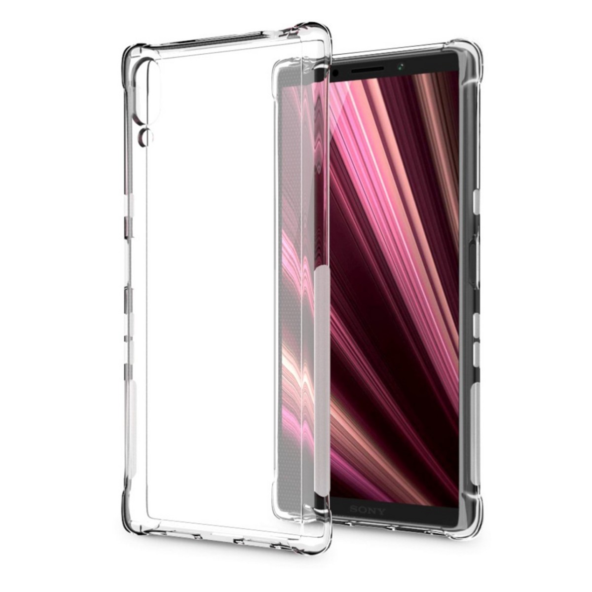 Funda Gel Tpu Anti-Shock Transparente para Sony Xperia L3