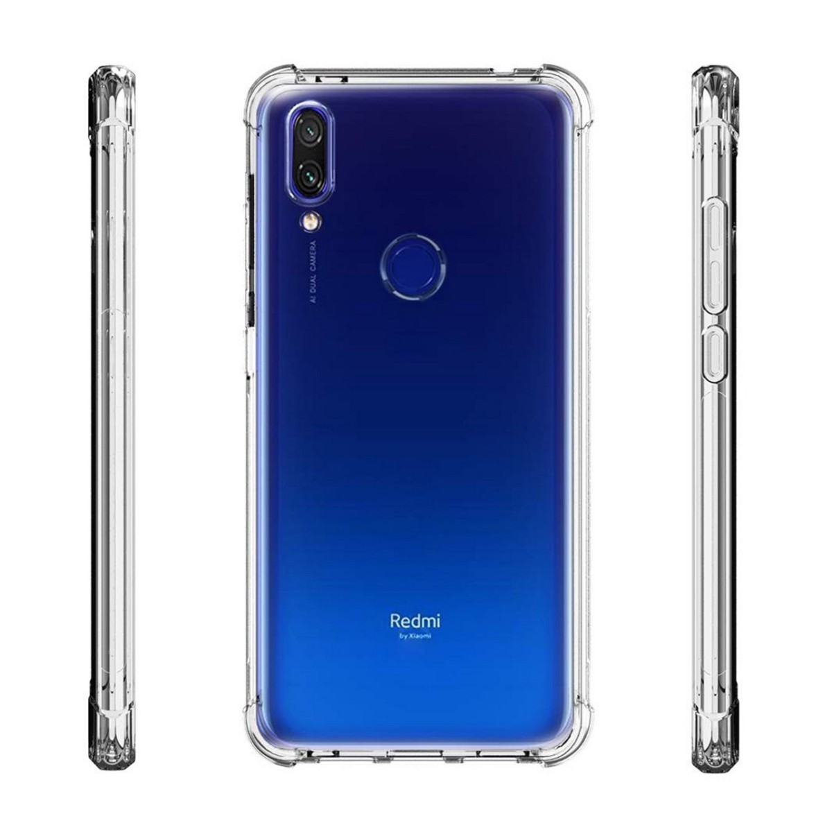 Funda Gel Tpu Anti-Shock Transparente para Xiaomi Redmi 7