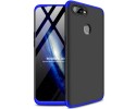 Funda Carcasa GKK 360 para Oppo AX7 Color Negra / Azul