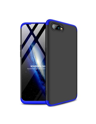 Funda Carcasa GKK 360 para Oppo RX17 Neo Color Negra / Azul