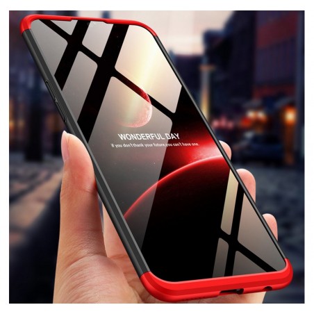 Funda Carcasa GKK 360 para Oppo RX17 Neo Color Negra / Roja