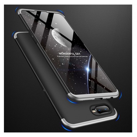 Funda Carcasa GKK 360 para Oppo RX17 Neo Color Negra / Plata